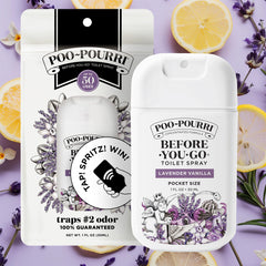 Lavender Vanilla Pocket Sprayer - Poo~Pourri Toilet Spray