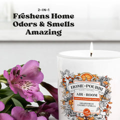 Grapefruit Lychee Vanilla Candle - Home~Pourri Candle